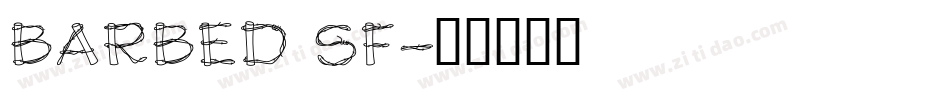 Barbed SF字体转换